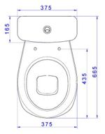 Kit Vaso Sanitário com Caixa Acoplada Aspen 3/6L Branco Deca