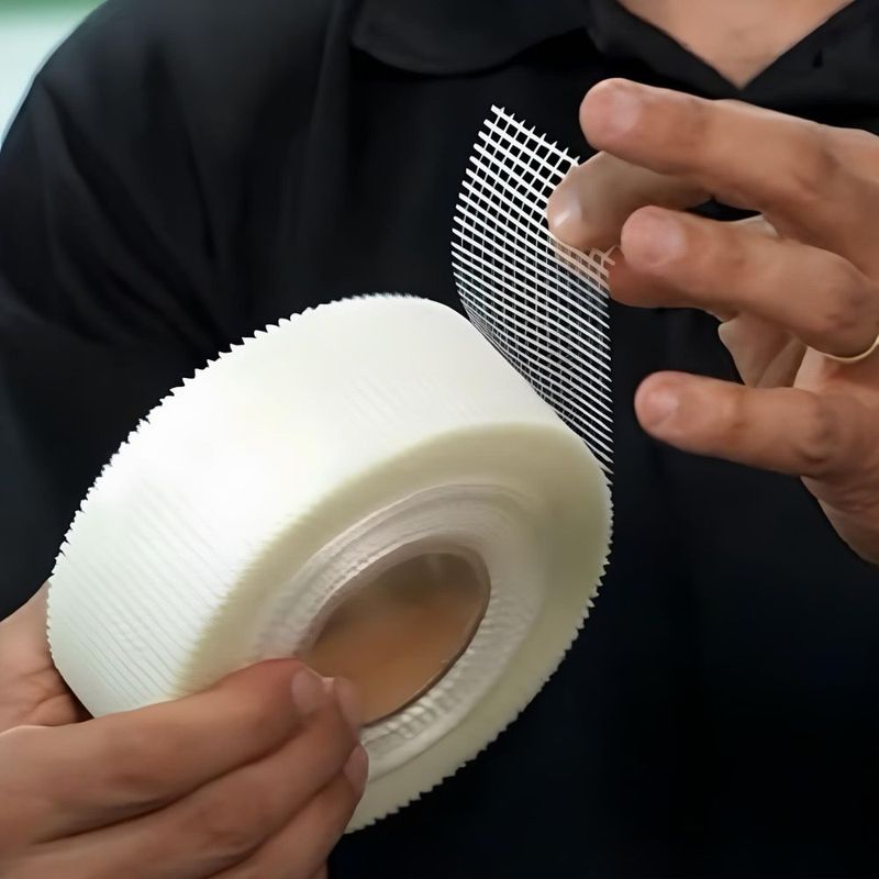 Fita Telada Fibra de Vidro para Drywall Branca 50mm 90m Gypsum