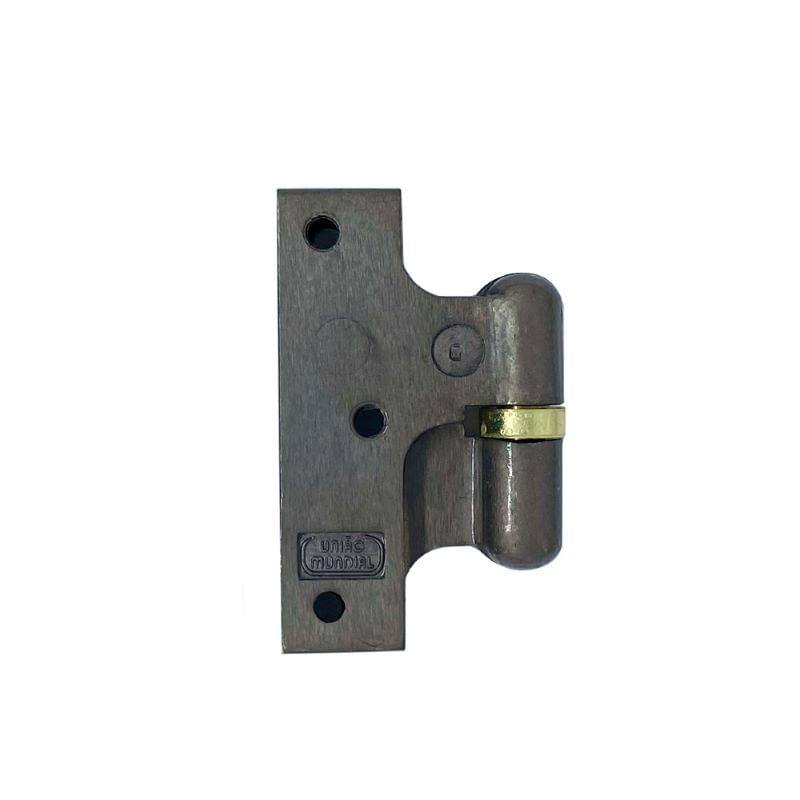 Dobradiça Torpedo Direita 3"X2.1/2" até 10Kg Latonada Oxidada 02 Peças