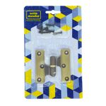 Dobradiça Torpedo Direita 3"X2.1/2" até 10Kg Latonada Oxidada 02 Peças