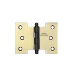 Dobradiça Palmela Pino Bola 3.1/2" até 18Kg Latonada Oxidada 02 Peças