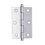 Dobradiça Pino Bola 3"X1.15/16" até 15Kg Cromada 03 Peças