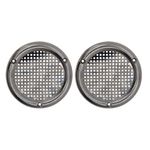 Tampa de Respiro 75mm Metalizada 2 Peças