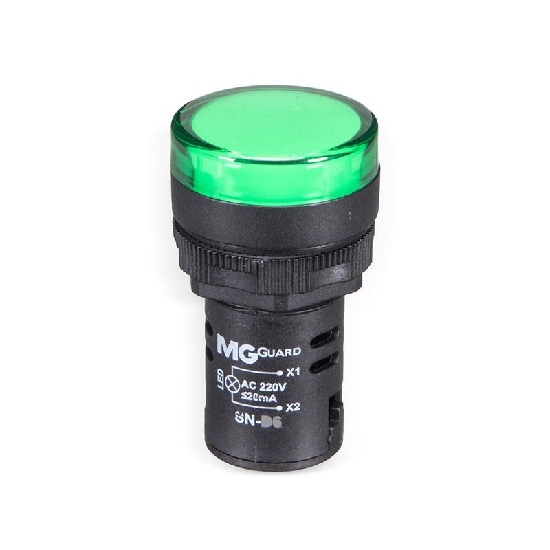 Sinaleiro Led Monobloco 220V IP65 Verde Margirius