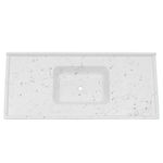 Pia para Cozinha Sintética Soft 120x53cm Branco com Cuba Central