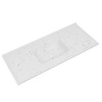 Pia para Cozinha Sintética Soft 120x53cm Branco com Cuba Central