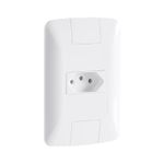 Conjunto Tomada 2P+T 10A/250V 4x2 Branco Aria