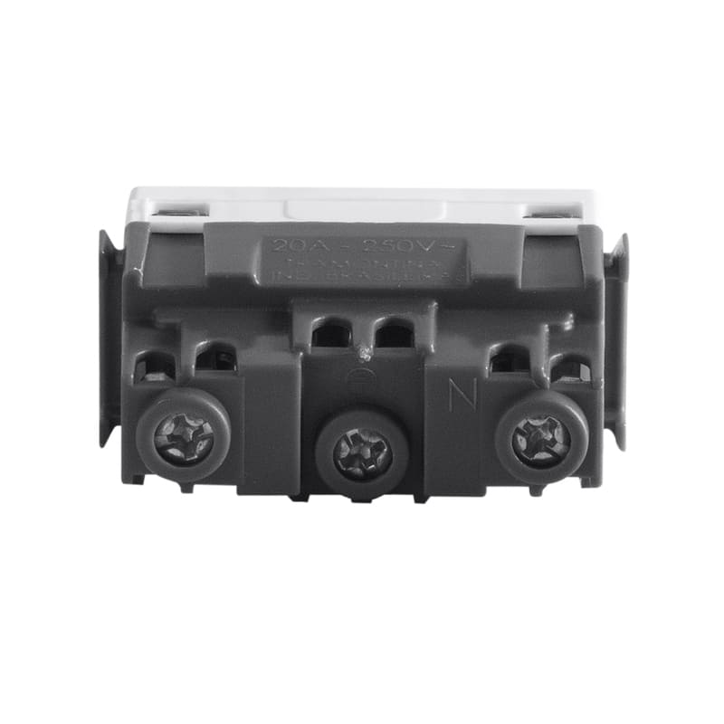 Módulo Tomada 2P+T 20A/250V Branco Aria