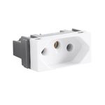 Módulo Tomada 2P+T 20A/250V Branco Aria