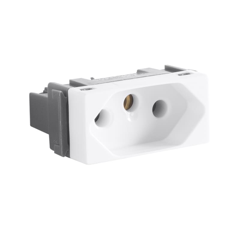 Módulo Tomada 2P+T 20A/250V Branco Aria