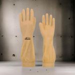 Luva Látex Ranhurada Natual Tam EG Ca 15100 Volk