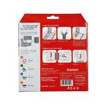 Veda Fresta Auto Adesivo Modelo "D" 2x3mm x 6m Branco