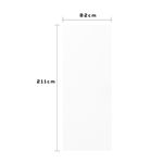 Porta para Divisória Semi-Oco UV Branco Max 211x82x3,5cm