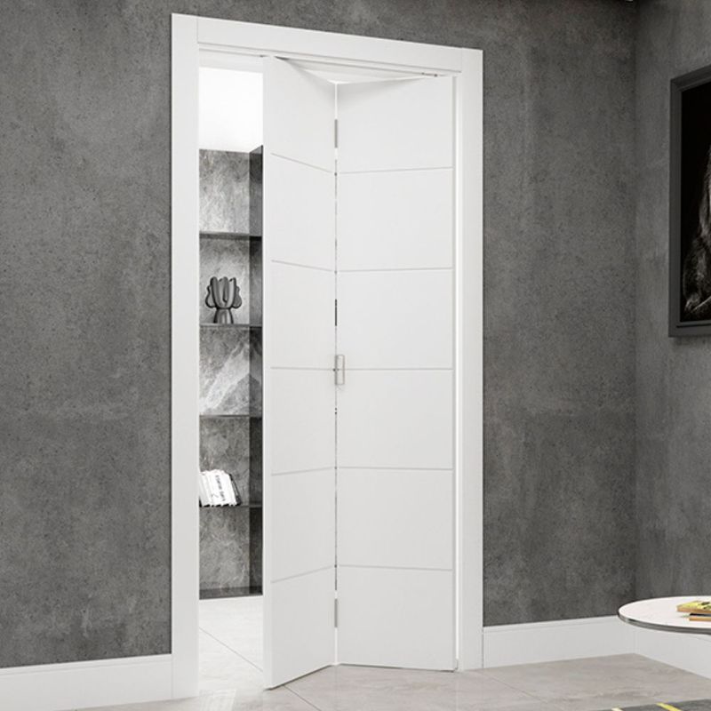 Folha Porta Camarão Colméia Bella Primer Branco c/ Ferragens 210x70cm