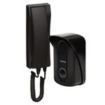 Porteiro Eletrônico PT270 Black com Fonte para Fechadura e Monofone