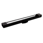 Luminária Calha Lumifácil Sobrepor Aço Preto 2 Lâmpadas T8 G13 60cm