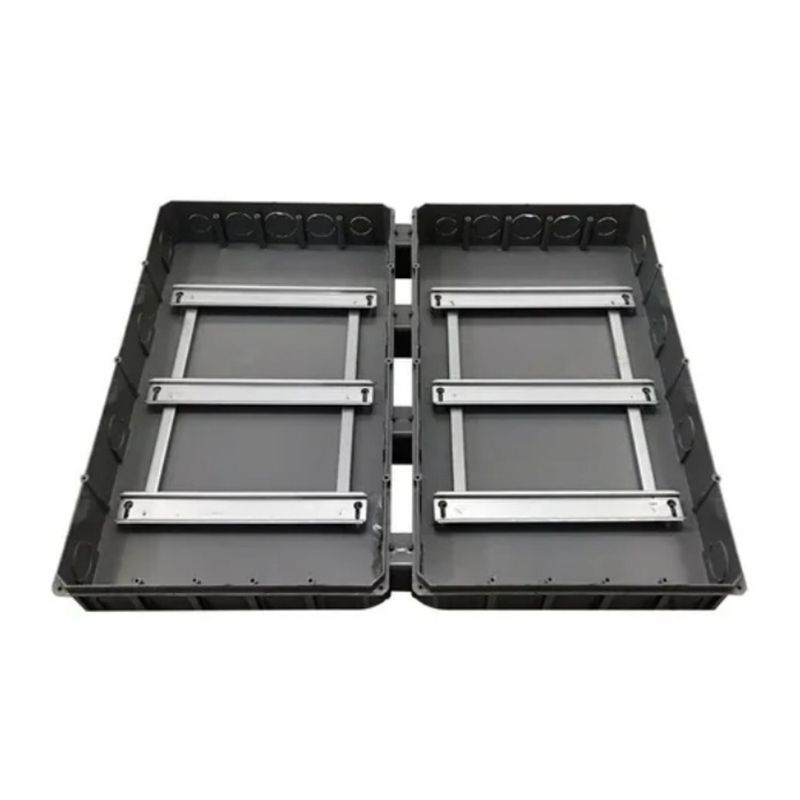 Quadro PVC Disjuntor Embutir sem Barramento para 72 Disjuntores Branco