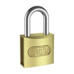 Cadeado Haste Curta E-coat 30mm Zamac Latonado