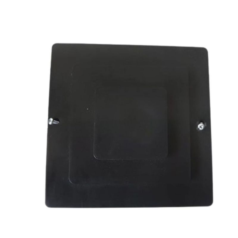 Caixa de Passagem de Embutir 15x15x8,1cm Preta TAF