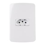 Conjunto Tomada 2P+T 10A/250V 4x2 Branco Linha B3