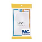 Conjunto Tomada 2P+T 10A/250V 4x2 Branco Linha B3