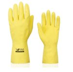 Luva Látex Silver Amarela Tam G Ca16312 Volk