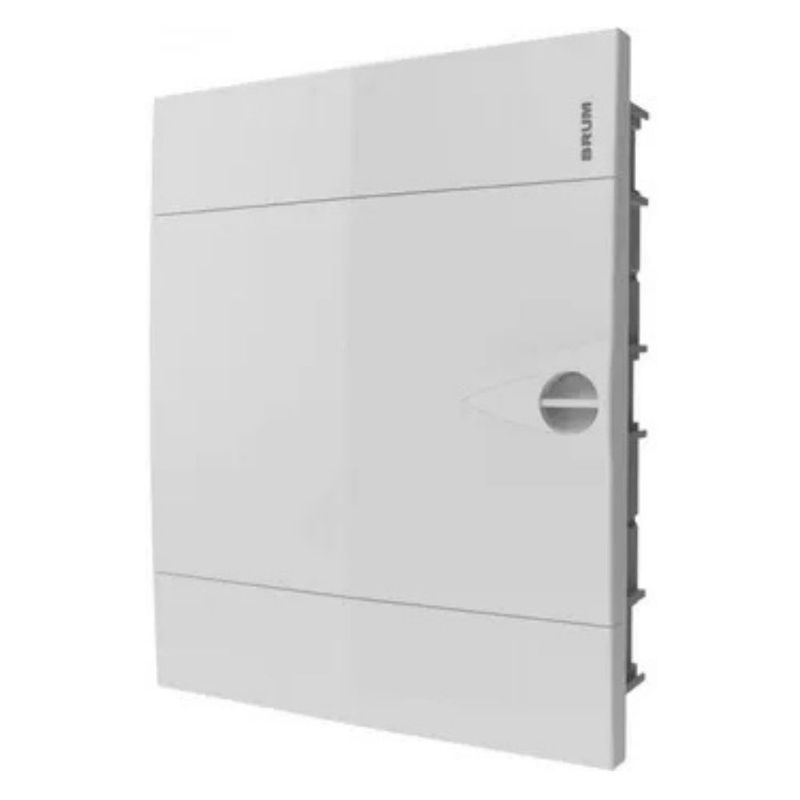 Quadro Sistema VDI de Embutir 393x322x70mm Branco Brum