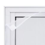 Kit Tela Mosquiteira com Velcro 1,25x1,05m Branca