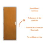 Kit Porta Lisa Colméia Mogno Ecomadeiral Esquerdo 212x85cm