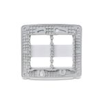 Placa 4 Postos 4x4 com Suporte Branca Miluz