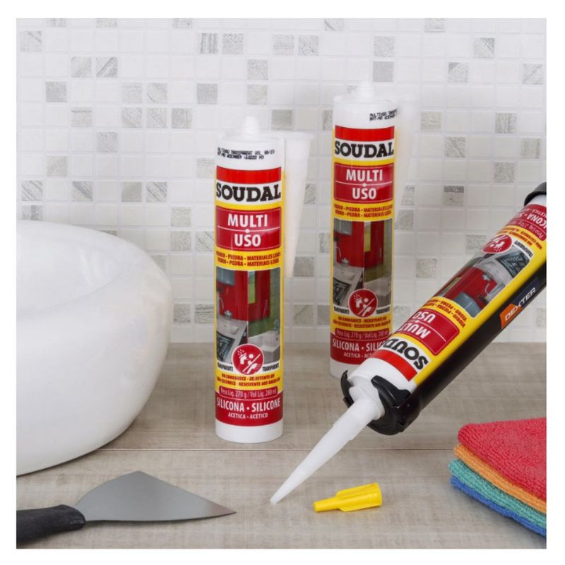 Silicone Acético Multiuso Incolor 270g Soudal