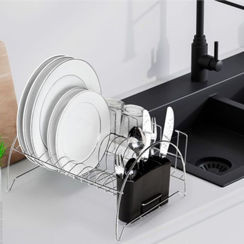 Escorredor de Louças Aço Inox Cromado 1011 Arthi