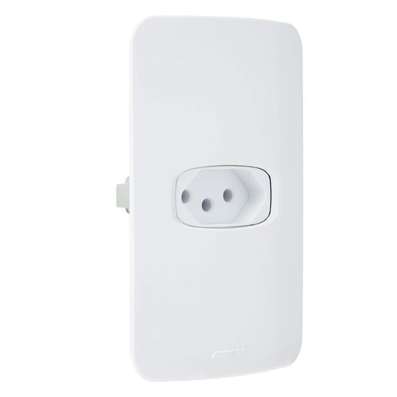 Conjunto Tomada 2P+T 10A/250V 4x2 Branco Gracia