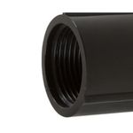 Luva Roscável PVC 1" Preto Coflex