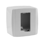 Caixinha de Sobrepor 1 Posto Branca Slim