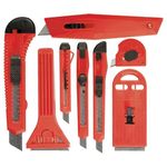 Jogo Estilete 4X9mm/2X18mm 6 Estiletes 2 Raspadores MTX