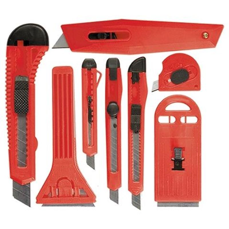 Jogo Estilete 4X9mm/2X18mm 6 Estiletes 2 Raspadores MTX