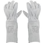 Luva Raspa Punho 20cm Cinza Tam 9 Ca 20040 Carbografite