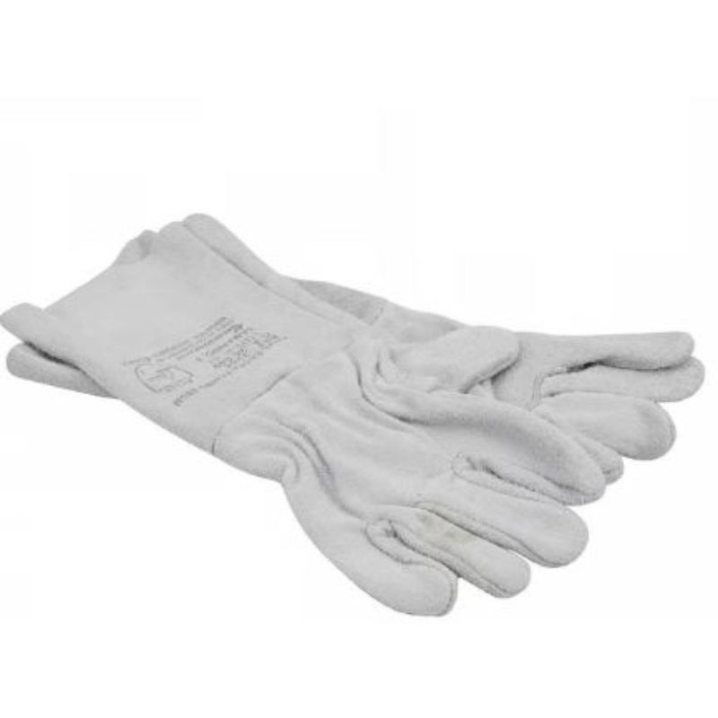 Luva Raspa Punho 20cm Cinza Tam 9 Ca 20040 Carbografite