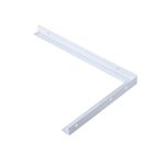 Cantoneira Valente 40cm até 70Kg Aço Branco 02 Peças