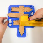 Grampeador Manual Tipo 80F 4 - 14mm / Pino 10 - 16mm Rocama