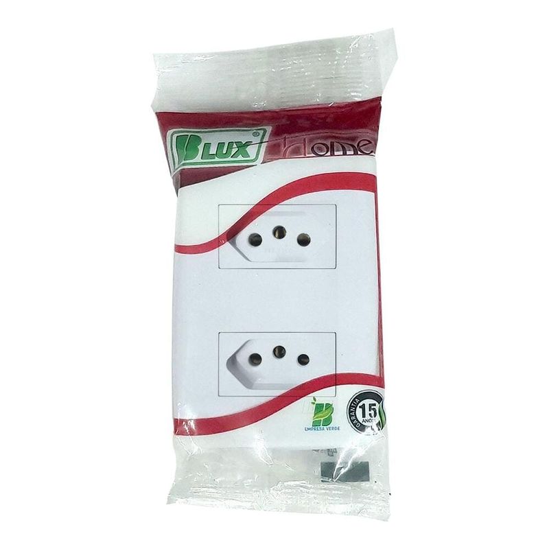 Conjunto 2 Tomadas 2P+T 20A/250V 4x2 Branco Home