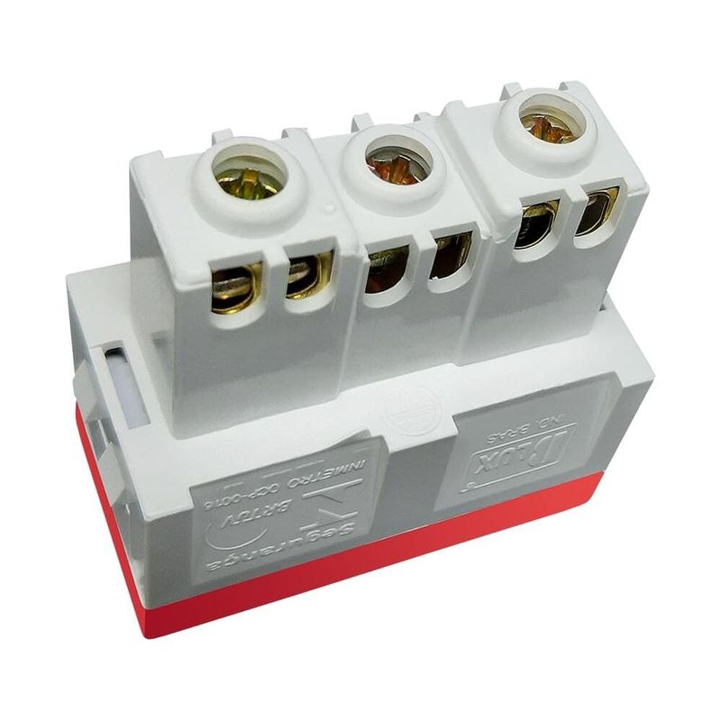 Módulo Tomada 2P+T 20A/250V Vermelho Home