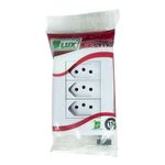 Conjunto 3 Tomadas 2P+T 10A/250V 4x2 Branco Home