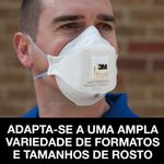 Máscara Respiratória PFF2 com Válvula Aura 3M