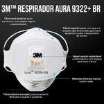 Máscara Respiratória PFF2 com Válvula Aura 3M