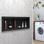 Nicho de Embutir Plástico 10400709 Preto 30x40cm