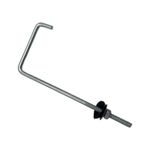 Gancho J com Porca e Arruela de Vedação 1/4"x240mm 10 Peças