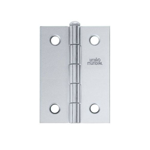 Dobradiça Pino Reversível Galvanizada 3 Peças União Mundial