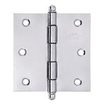 Dobradiça Pino Bola sem Anel 3"X3" até 24Kg Cromada 03 Peças